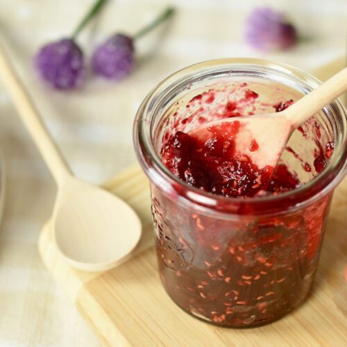 Confiture de framboises