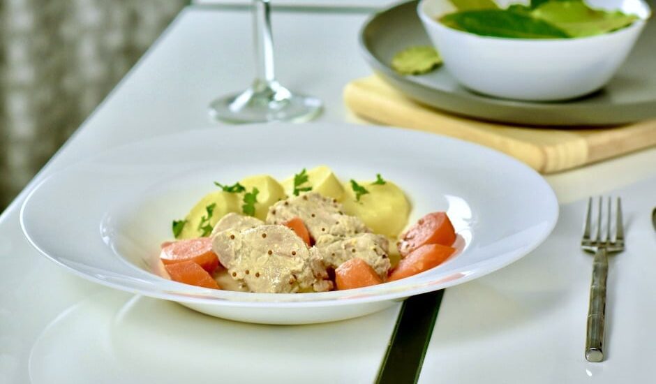 Sauté de porc à la dijonnaise