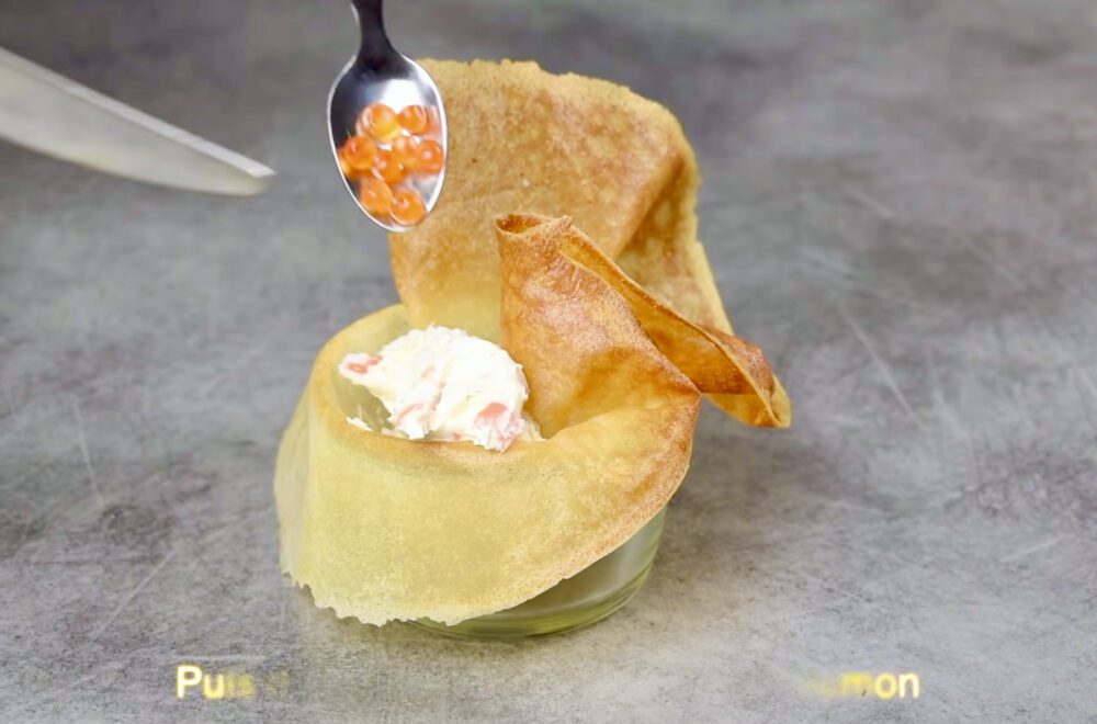 Croustillant au saumon