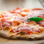 Pizza chorizo-mozzarella