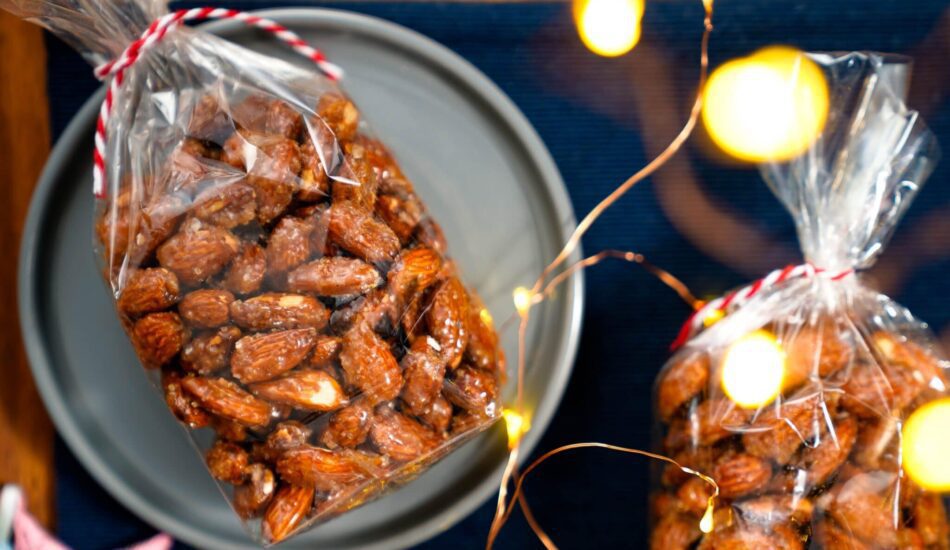 Amandes caramélisées à la cannelle et au miel
