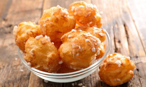 Chouquettes au sucre perlé