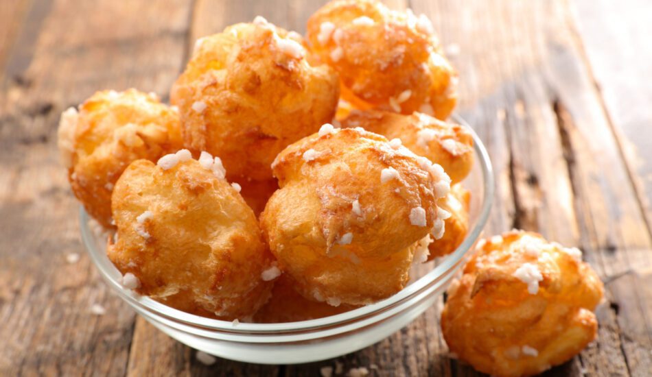 Chouquettes au sucre perlé