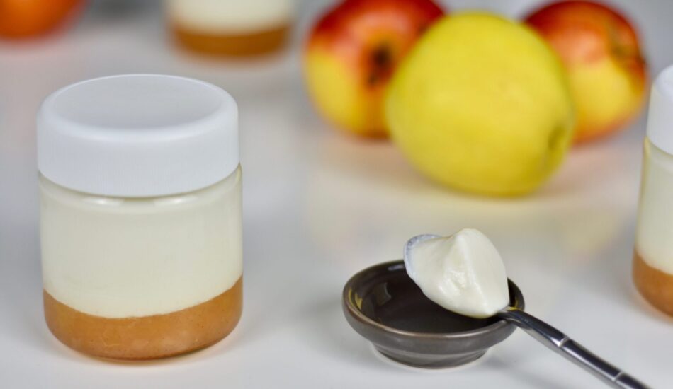 Yaourt confiture pomme/poire