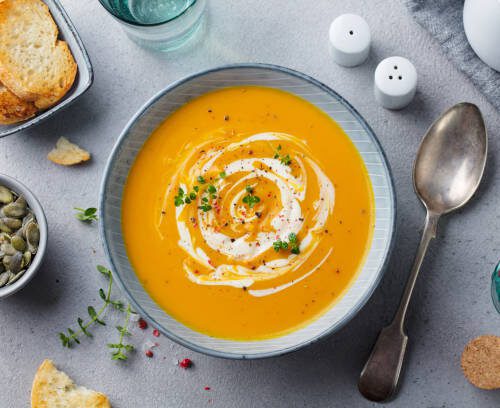 Soupe de carottes-topinambours